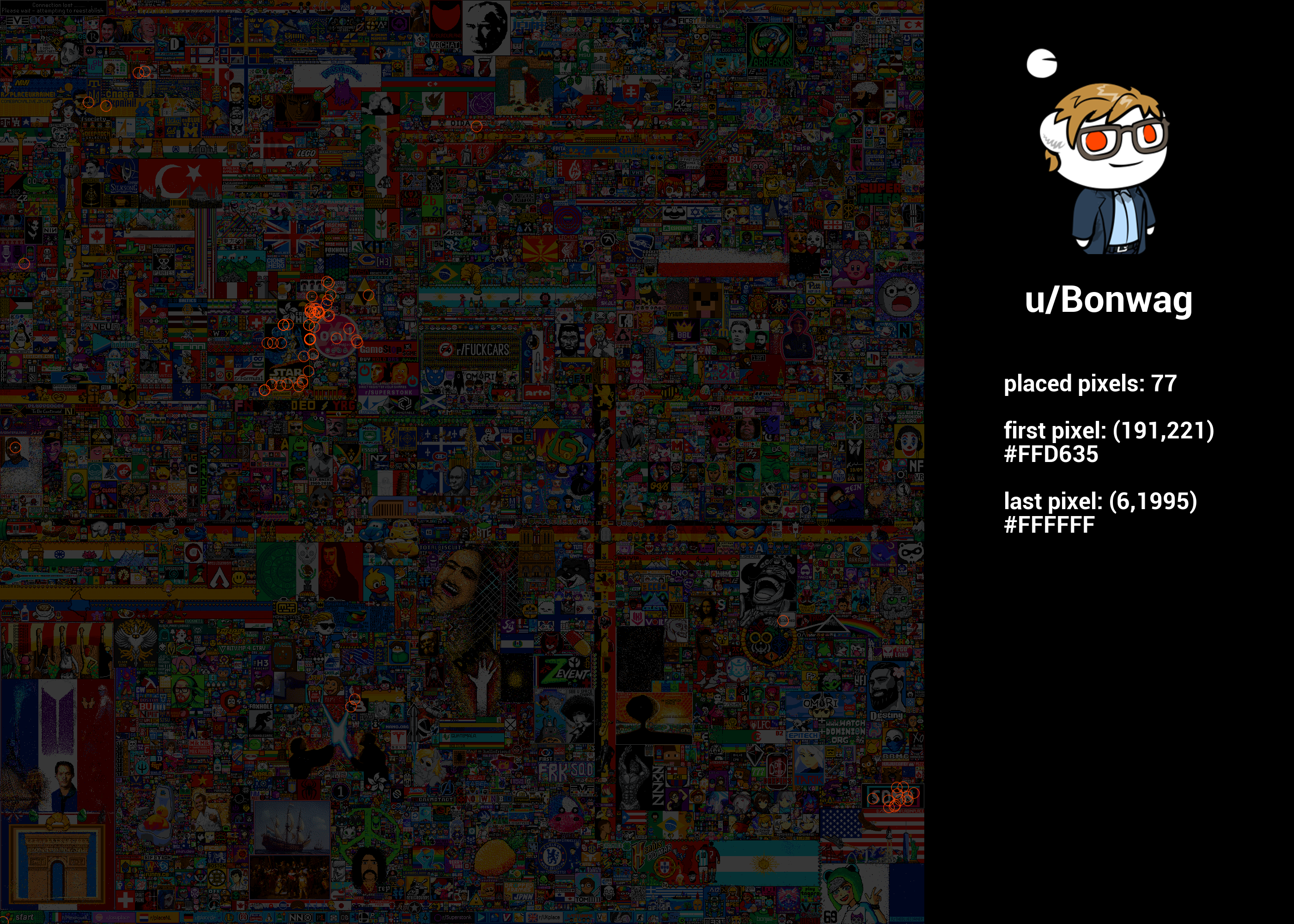 Crikey! Australia's R/Place In The World